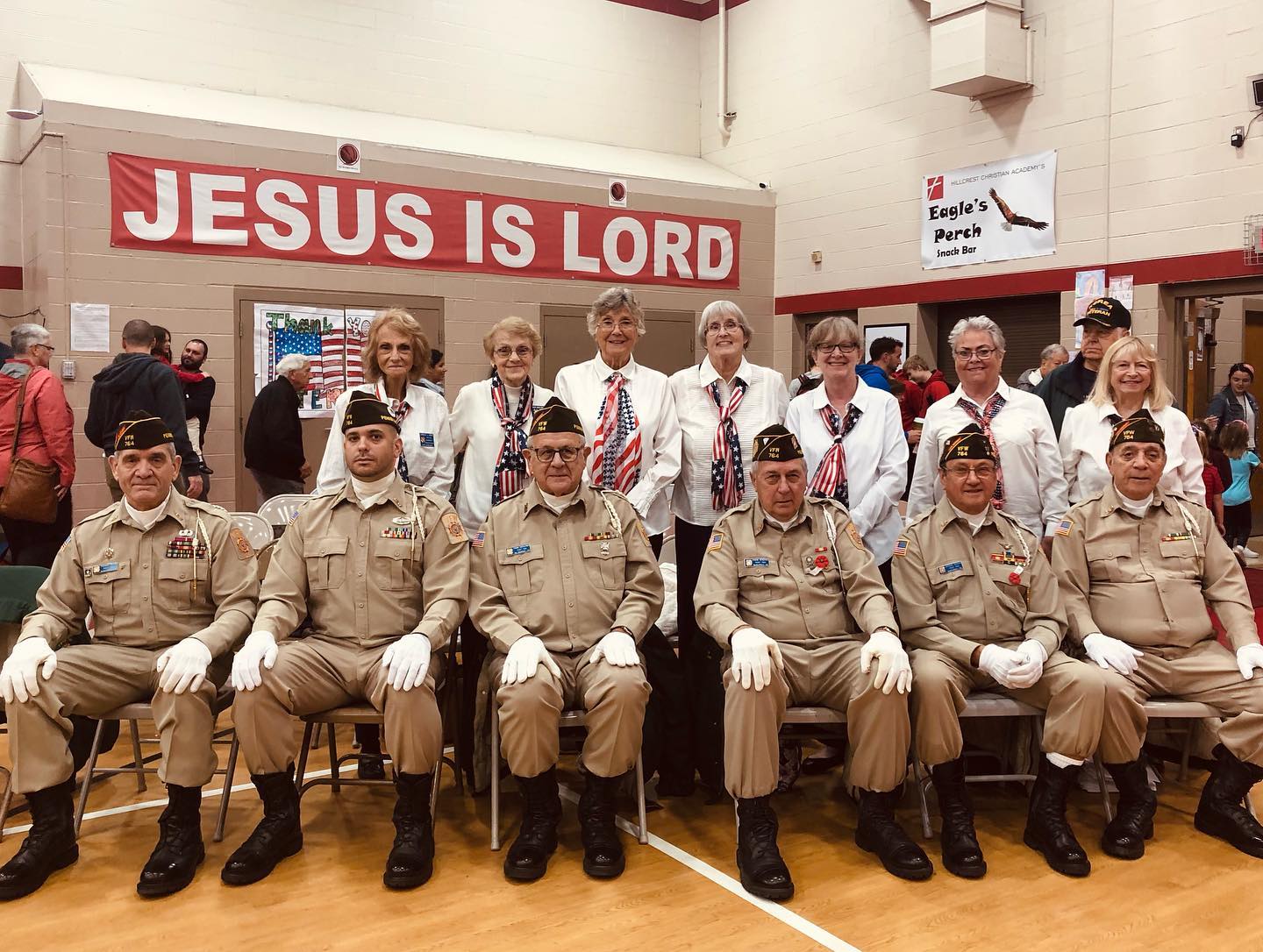 group of veterans at HCA