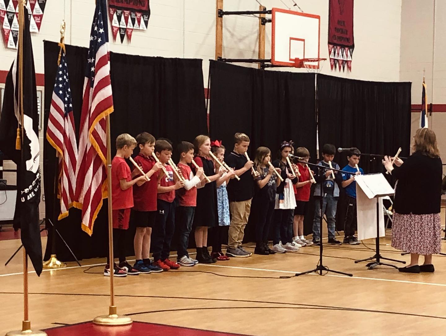 student band playing for veterans at HCA